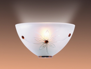 Светильник СОНЕКС 049/T бел/зол Е27 100 FLORET