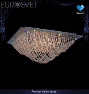 Светильник Хрусталь -  Angelina 102/18 хром/тонир хруст Strotskis LED