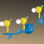 Светильник ODEON LIGHT 2288/3W цветн E14 40W Bird
