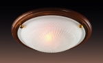 Светильник СОНЕКС 216 дуб/зол E27 2*100W GLASS