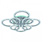 Светодиодная люстра 8027/4+4 CHR 144W+11W RGB